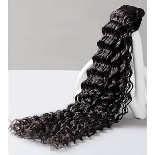 Raw Indian Human Hair Single Bundle,Triple Lifespan Than Regular Virgin Hair,In-Store Quality,Online Price! 100% Raw Indian Hair Bundles Deep Wave Raw Hair Bundles 30 Inch