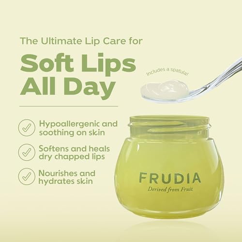FRUDIA Avocado Cica Relief Vegan Lip Balm, Hydrating & Moisturizing Organic Korean Lip Balm made with Shea Butter & Centella Asiatica for Soft & Smooth Lips (0.33 fl oz)