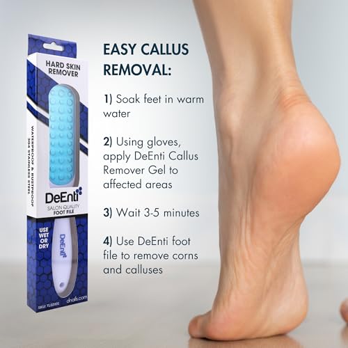 Metal Foot File, Professional Grade Stainless Steel, Salon Quality Callus Remover, Lightweight Foot Scrubber, Home Manicure and Pedicure Tools
