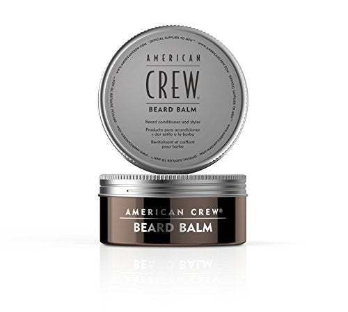 AMERICAN CREW Beard Balm, Conditioner & Styler, Sweet Almond Oil, Shea Butter, 2.1 Fl Oz (Pack of 2)