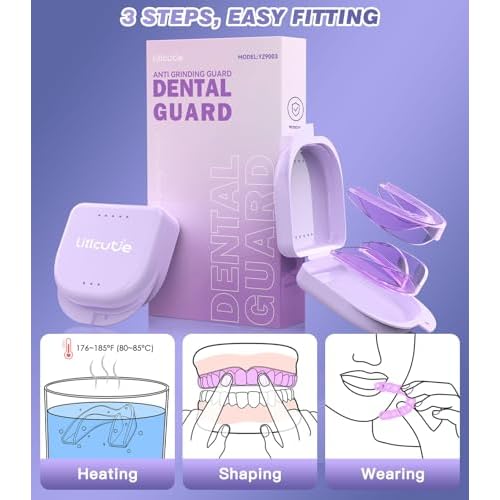 Mouth Guard for Women,2 Sizes (4 Pack) Mouth Guard for Grinding Teeth at Night,Night Guards for Sleeping