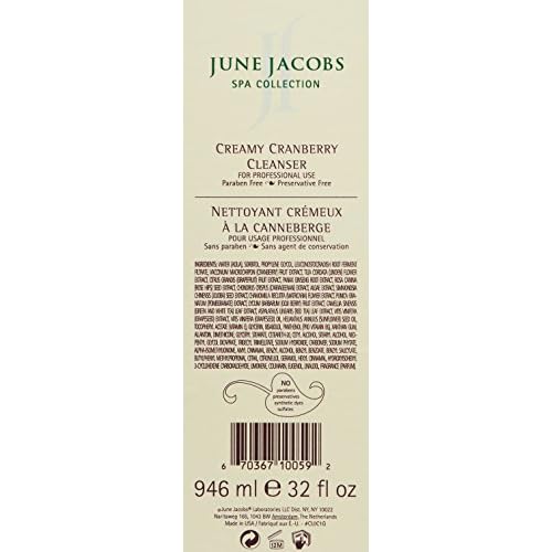 June Jacobs Creamy Cranberry Cleanser, 32 Fl Oz (Pack of 1)