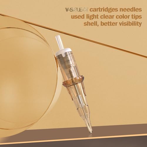 EZ Tattoo Cartridge Needles Assorted - 50Pcs #10 Mixed (7RM 9RM 11RM 13RM 15RM) Bugpin Curved/Round Magnum Tattoo Needles Cartridges for Tattoo Pen Machine Gun - V SELECT