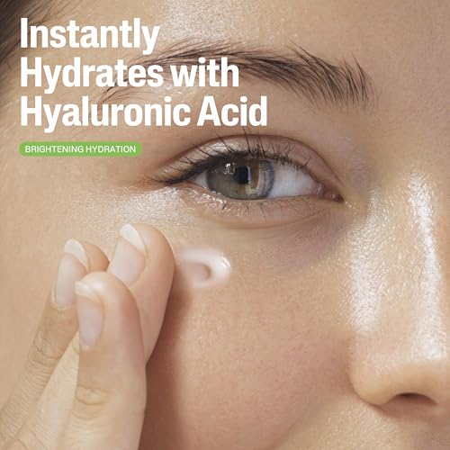 Cetaphil Hydrating Eye Gel-Cream, With Hyaluronic Acid, 0.5 Fl oz, Brightens and Smooths Under Eyes, 24 Hour Hydration for All Skin Types, (Packaging May Vary)