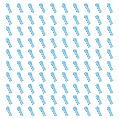 Ear Wax Removal Replacement Tips for Ear Camera, 100 Pieces Replacement Tips Ear for Wet/Dry Ear Wax Cleaning - Ear Spoons Accessories Set for Teens Adults Ear Wax Removal Endoscope