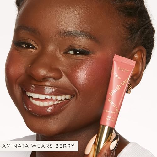 tarte blush tape liquid blush ? Buildable Cream Blush Makeup, Lightweight Formula, Blurs appearance for Radiant Cheek Glow, Vegan & Cruelty Free