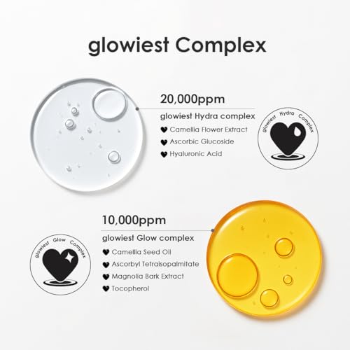 glowiest Dream Glow Camellia Essence Mist- Glass Skin Hydration & Soothing. Glow-Booster ; All In One Multi Mist+Toner+Serum l 75% Camellia Flower Water (2.70 fl. oz (80 ml))