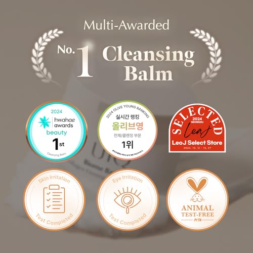 UIQ Biome Barrier Collagen Firming Cleansing Balm ? Deep Pore & Makeup Cleansing Balm for Blackheads, Whiteheads, Waterproof Makeup, 3.38 fl oz