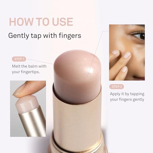 hince True Dimension Radiance Balm - Highlighter for Korean Glass Skin, Blush for Cheeks, Cream Blush, Contour Stick, Natural Glowy Look, Clean Makeup for Radiant Complexion, 10g (CLEAR, TP001)