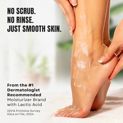 AmLactin Foot Repair Cream - Therapeutic Foot Cream for Dry Cracked Heels and Feet - No-Scrub Exfoliator and Moisturizer with 15% Lactic Acid AHA - 3 oz (Packaging May Vary)?