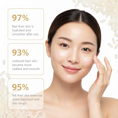 SKK Skin Care Set, 6 Piece Skin Care Set,Skin Care Gift Set for Women, Facial Care Set Includes Cleanser, Eye Cream, Facial Essence, Moisturizing Lotion, Face Cream, Toner. (Rice)