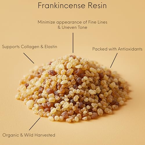 Frankincense Resin Infused Organic Castor & Rosehip Oils for Face Age Defying Miracle Facial Moisturizer Cold Pressed Serum Natural Skincare Hydrates Skin Moisturizing 1 Fl Oz