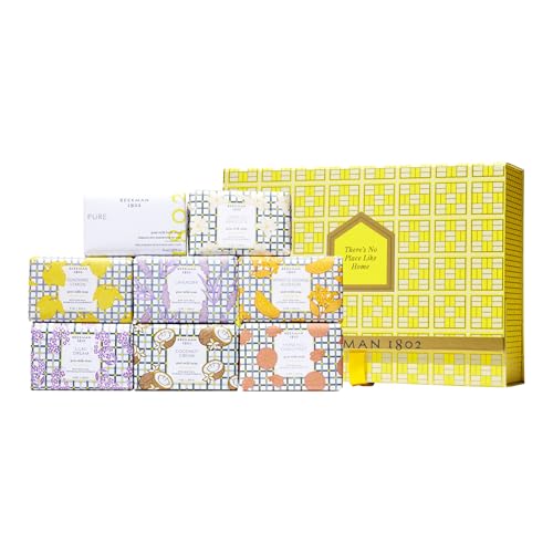 Beekman 1802 Goat Milk Bar Soap Gift Set - 9 oz (Pack of 8) - Nourishes, Moisturizes & Hydrates - 100% Vegetable Soap with Lactic Acid - Good for Sensitive Skin - Cruelty Free