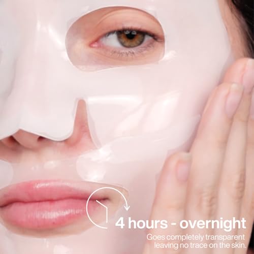 Sampar Hydrafuse Collagen 4 Hours or Overnight Mask ? Korean Skincare for Radiant, Smooth Skin | Anti-Aging Face Mask with Ultra-Potent Collagen to Reduce Wrinkles, Tighten Pores & Boost Glow (4-Pack)