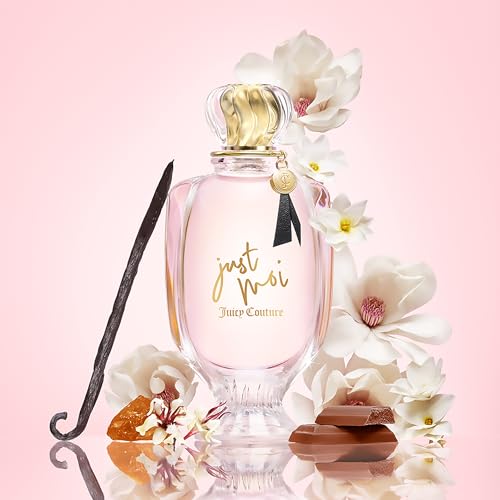 Juicy Couture Just Moi Eau de Parfum 3 Piece Fragrance Gift Set, Includes EDP Spray, Spray Pen & Mini Women's Perfume - Amber Vanilla Scent, Travel Size, 3.4 fl oz