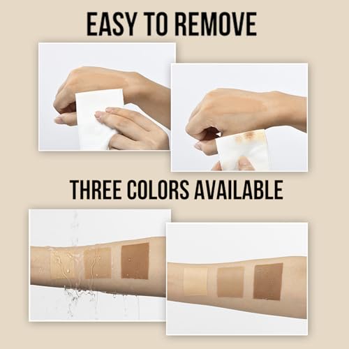 O¡¯CHEAL Waterproof Leg Makeup Cream, No Transfer Tattoo Cover Up&Scar Concealer, Long Lasting Body Foundation for Flawless Skin, Leg Varicose Vein Cover Up, Suitable All Skin Tones (Nature)