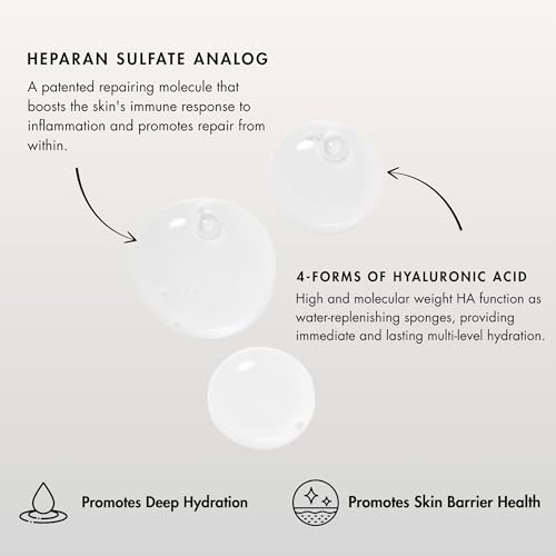Sent? Hydrate+ Serum | Hyaluronic Acid with HSA for Glass Skin | Deep Hydration & Barrier Support | Fast-Absorbing | Calms & Soothes | Paraben, Cruelty, Fragrance Free | 1.0 oz