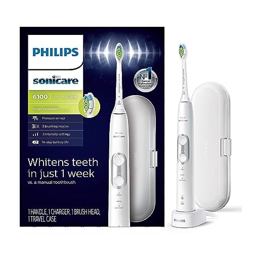 Philips Sonicare Protective Clean 6100 Electric Tooth Brush, Hx6877/21, 1 Pound