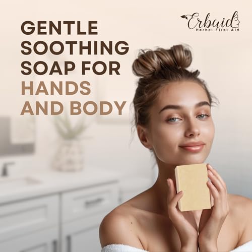 Oatmeal Soap ? Natural Oatmeal & Honey Goat Milk Bar ? Face & Body Wash for Eczema, Psoriasis, Dry, Itchy, Sensitive Skin Relief ? Unscented Soap Great for Kids, Babies ? Handcrafted, Made in USA