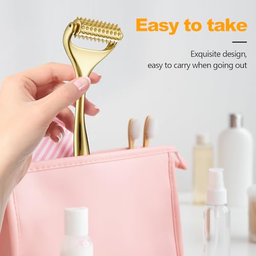 Running man Acupuncture Roller-Skin Care Face Massager, Face Acupressure Roller-Deep Tissue Massage Tool for Face, Massage Roller-Muscle Pain Relief and Musle Relaxation