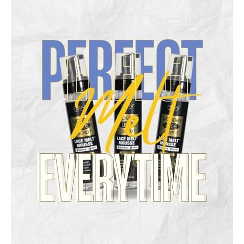 EBIN NEW YORK Wonder Lace Bond Melt Mousse 8.5oz/250ml- Extreme Firm Hold (Supreme) | Biotin + Castor Oil | 8.33 Ounce (8.33 Ounce (Pack of 3))