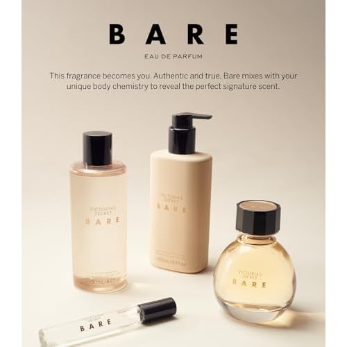 Victoria's Secret Bare Eau de Parfum, Notes of Australian Sandalwood, Mandarin Madagascar & Egyptian Violet, Perfumes for Women (1.7 oz)