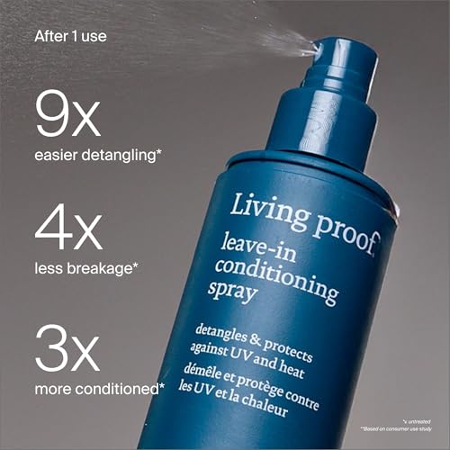 Living Proof Leave-In Conditioning Spray, Hair Strengthening Detangler Spray for Women with Heat Protection, For All Hair Types