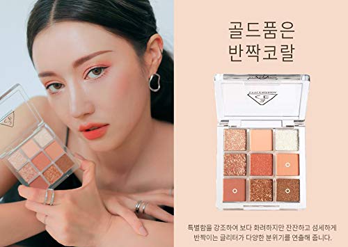 3CE Multi Eye Color Palette Clear #Shot Again 9Colors Peal Glow Eye Shadow Staylenanda