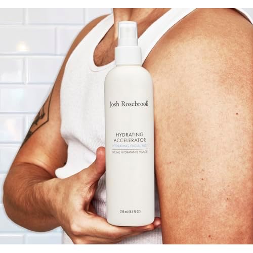 Josh Rosebrook Hydrating Accelerator - Refreshing & Lightweight Antioxidant Face Mist Hydrating Spray - Natural Facial Spray for All Skin Types (250 mL (8.5 fl oz))