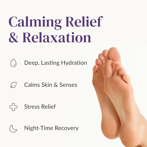 Epielle Relaxing Foot Mask 6 Pairs, Deep Moisturizing Socks for Dry, Cracked Feet, Self Care Gifts for Women, Spa Kit, Stocking Stuffers, Thanksgiving Essentials