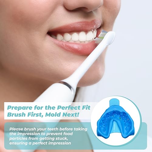 Mouth Guard for Teeth Grinding and Clenching - 1 Piece Soft Custom-Fit Dental Night Guard for Upper or Lower Teeth - Available in Multiple Thickness Options