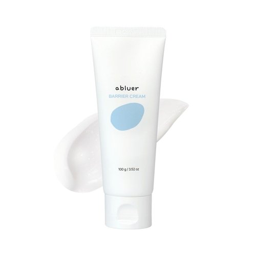 abluer Barrier Cream, 3.52 oz, Ceramide Hydration Capsules, Galactomyces, Lactobacillus, Centella Extract, Blue Complex, Hypoallergenic Moisturizing Cream for Sensitive Skin, Korean Skin Care