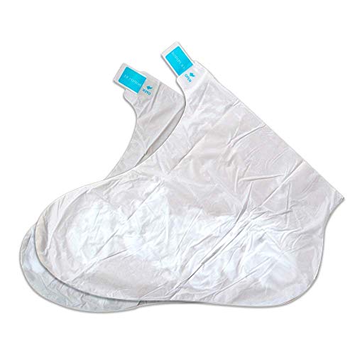 Bodipure PremiumFoot Mask Keratin Socks | At Home Spa Moisturizer Socks for Dry Cracked Feet, Callus & Heel Softening | Easy-to-Use Pedicure Foot Repair | Chemical-free Feet Treatment | 4 Pairs