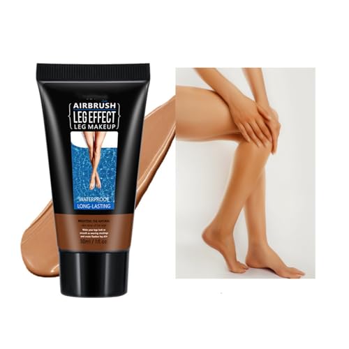 MAEPEOR 3 Colors Body Bronzers Waterproof No Transfer Flawless Looking Leg Makeup Light Leg and Body Scar Cover up Makeup/Tattoo Cover Up (30ML,03 Bronze£©