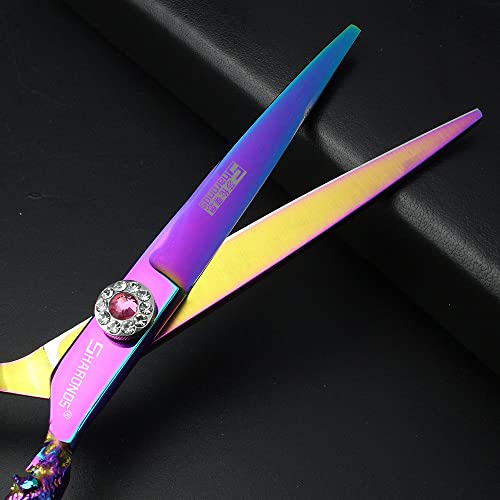6" Professional Hairdressing Scissors Set, Hair Clipper/Household Stainless Steel Hair Clipper (6" Color Set)