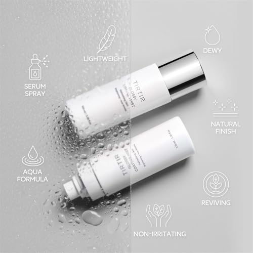 TIRTIR Glossy Coating Mist 3.38 fl. oz, Illuminating Polyglutamic Acid Face Mist for Fresh, Glowing Skin,Cooling, Soothing, Makeup Prep Spray