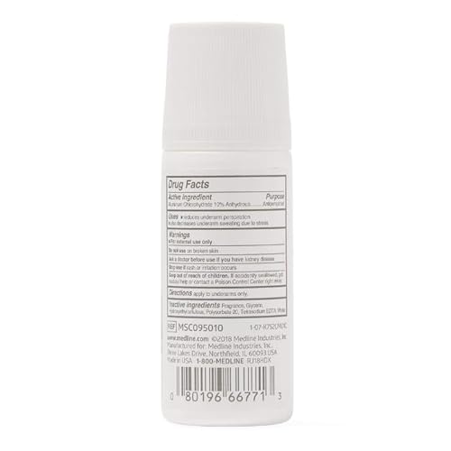 Roll-On Antiperspirant, Fresh Scent, Alcohol-Free, Reduces Underarm Sweat, 1.5 fl oz 1 Count (Pack of 2)