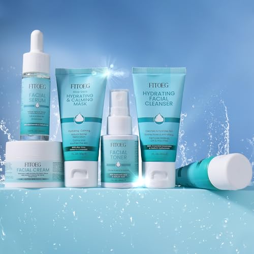 Teen Women Gifts,Skin Care,Skincare,Hydrate,Oil Control,Pore Shrinking,Anti-Allergy Facial Skin Care Routine Kit Travel Size Gift Set Stocking Stuffers for Teen Girls 10-12 16-18 & Women for All Skin