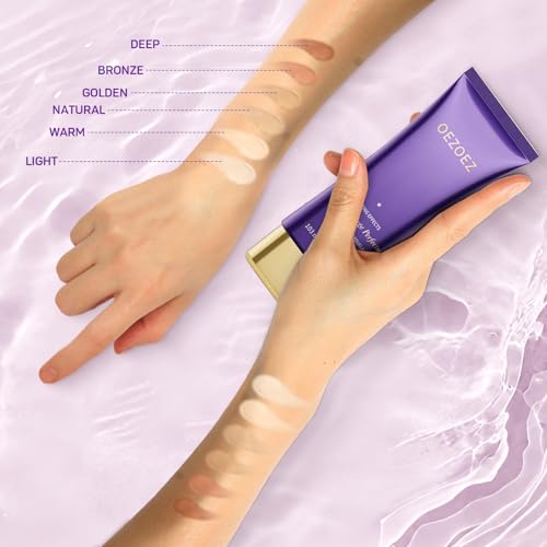 6 Colors Tattoo Cover Up Makeup with Brush ? Waterproof Body and Leg Sleeve Foundation, Full Skin Coverage Bronzer & Scar Concealer Cosmetics (bronze)