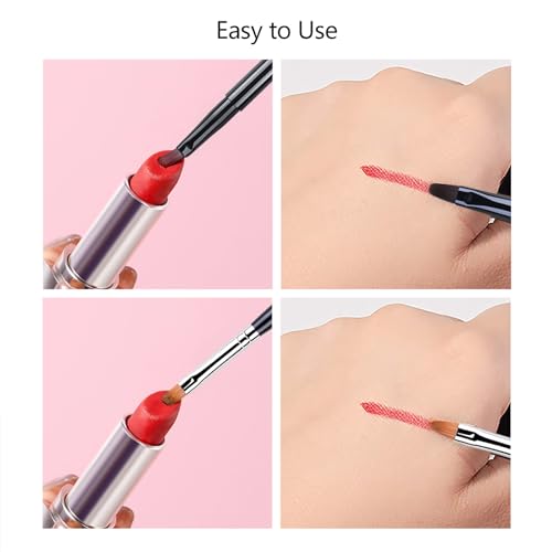 ACOSBRUOP Professional Lip Brushes for Lipstick Lip Gloss£¬Makeup Brushes Lip Brushes Applicator£¬Retraltable Lip Brush £¬Exquisite in clude Cap