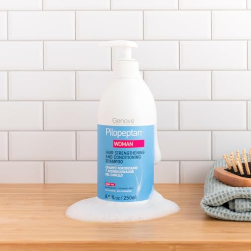 Pilopeptan Woman Hair Strengthening and Conditioning Shampoo | Revitalize & Nourish with Peptan 3 Complex | Boost Core Strength, Reduce Breakage | Volumizing, Healthy Thickness & Plush Softness