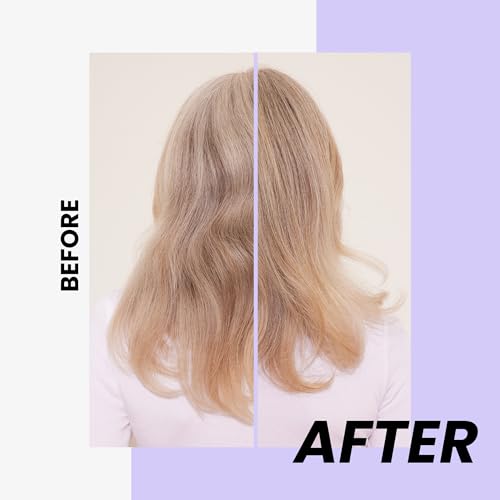 Violet Conditioner | Eliminates Brassy Tones | Purple Pigment + Deposit | Neutralizes Yellow | Moisturizes Processed Hair | Enhances Vibrancy of Blonde or Gray Hair | Color Safe