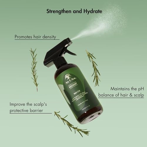 As I Am Rosemary Water 16 oz - Scalp Treatment for Hair Density - with Biotin & Saw Palmetto