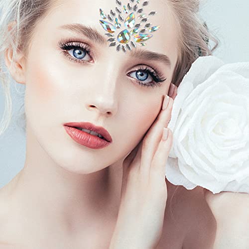 50 Sets Rhinestone Body Jewelry Stick On Crystal Costume Tattoo Nipple Crystal Gem Stones Bindi Stickers