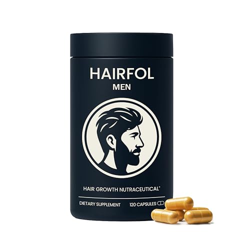 Men's Hair Growth Supplement ? Clinically Tested Hair Growth Vitamins for Men, Thicker Hair & Scalp Coverage, Hair Regrowth Support for Men ? Stronger, Fuller Hair ? 1 Month Supply