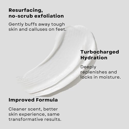AmLactin Foot Repair Cream - Therapeutic Foot Cream for Dry Cracked Heels and Feet - No-Scrub Exfoliator and Moisturizer with 15% Lactic Acid AHA - 3 oz (Packaging May Vary)?