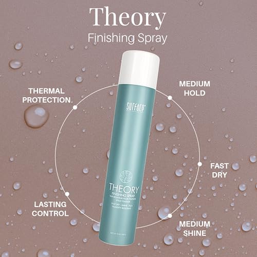 Surface Hair Theory Styling Spray, Fast Dry and Flexible Finishing with Medium Hold