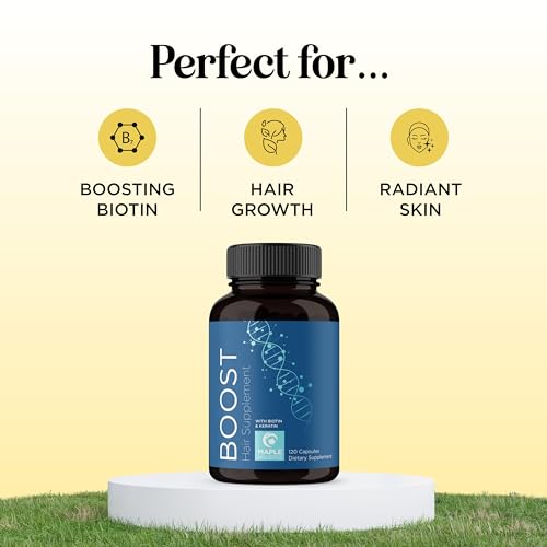 Biotin and Collagen Supplement for Women & Men - Hair Growth Supplement with Saw Palmetto Horsetail Biotin Collagen Keratin and More DHT Blocker Hair Growth Vitamins for Women & Men (2 Months)