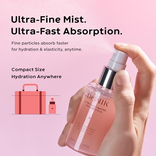 Dr.WIK Deep Collagen Hydrating Face Mist ? Refreshing Moisture Facial Spray for Dry Skin | Wrinkle Care & Anti-Aging with Panthenol & Adenosine | Fine Toner Mist | Korean Skincare (50ml / 1.7 Fl Oz)