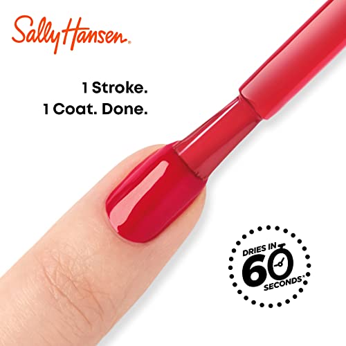 Sally Hansen Insta-Dri Nail Polish | Quick Dry, Long Lasting, Streak-Free Shine | Opaque, Glossy | 528 Hard Drive Me Crazy | Bright Green Nail Color
